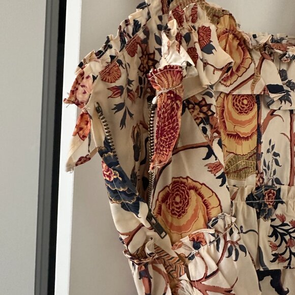 NWT Ulla Johnson Cleo Ruffled Floral Cotton Top Size 4 - Picture 14 of 15